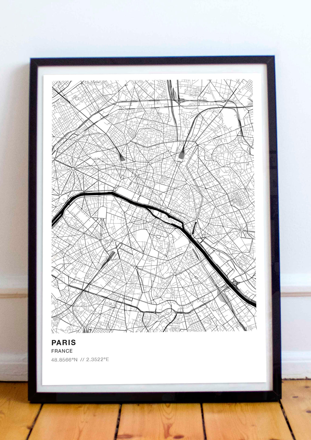 PARIS PERSONALISED MAP PRINT